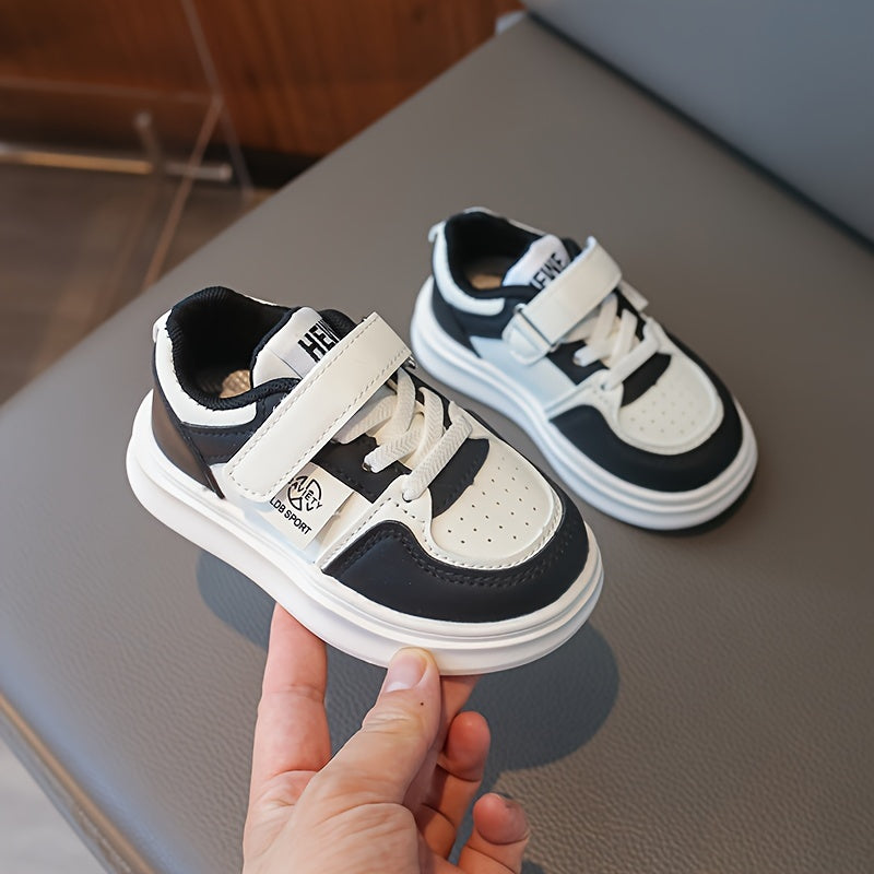 Kids White Sneakers for Boys and Girls Age 1-6 Lightweight Casual Running Shoes