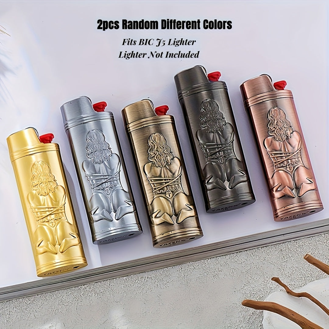 Ayollar uchun metall olovchi qutisi 3D bosilgan himoya qopqog'i BIC J6 uchun