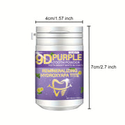 Purple Tooth Powder Deep Clean Remineralizing Hydroxyapatite 9D