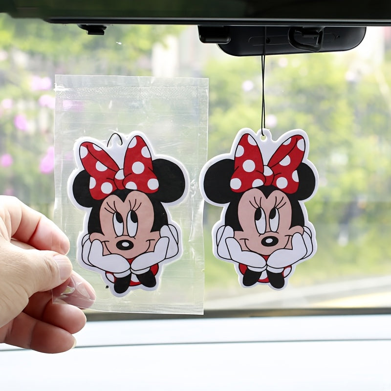 Girls Car Air Freshener, Long-Lasting Aromatic Paper, Cute Cartoon Ornament