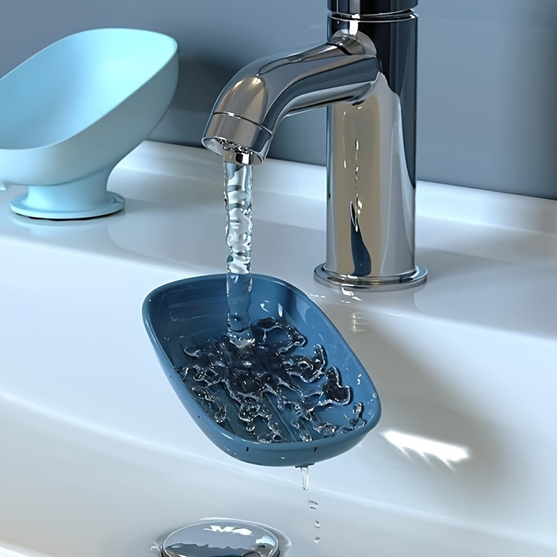 Plastik oval sabun idishi, oktopus so'rg'ichi, sirpanmaydigan asos. Sabunni ushlab turish uchun hammomda yoki oshxonada ishlatilishi mumkin. Hashamatli yengil dizayn.