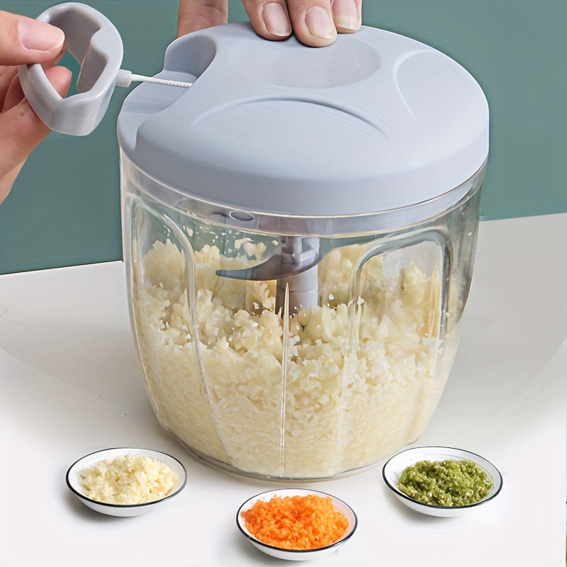 Multifunctional Manual Food Processor Kitchen Gadget for Vegetables and Fruits
