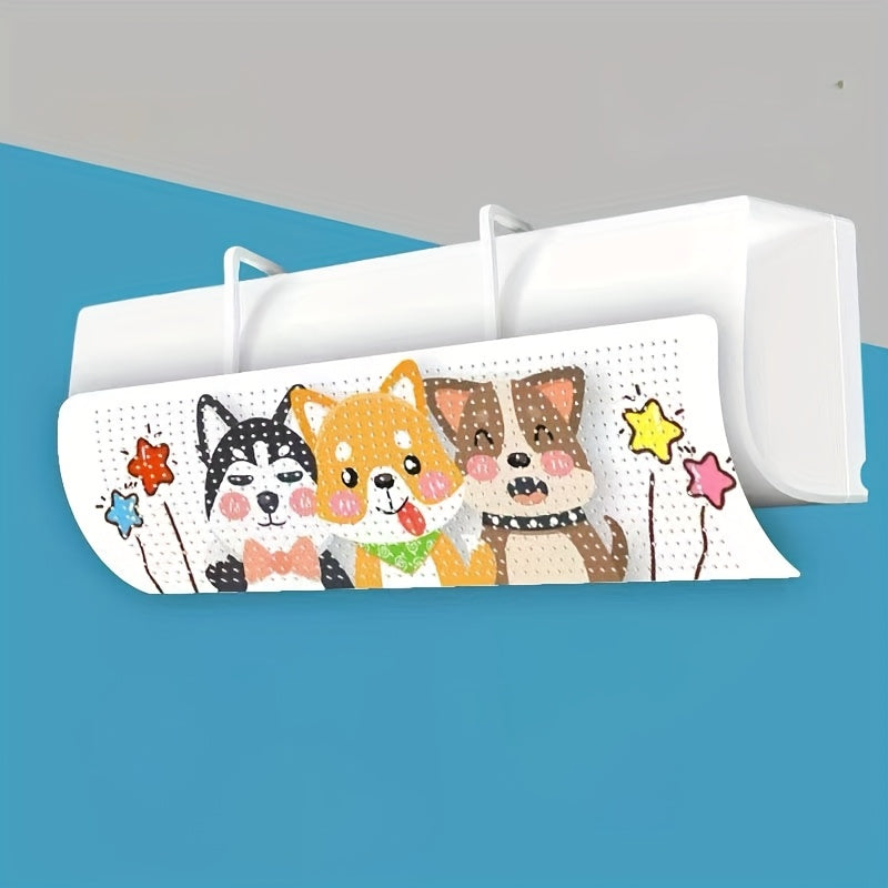 Air Conditioner Wind Deflector Easy Install No Electricity Kids Expecting Mothers