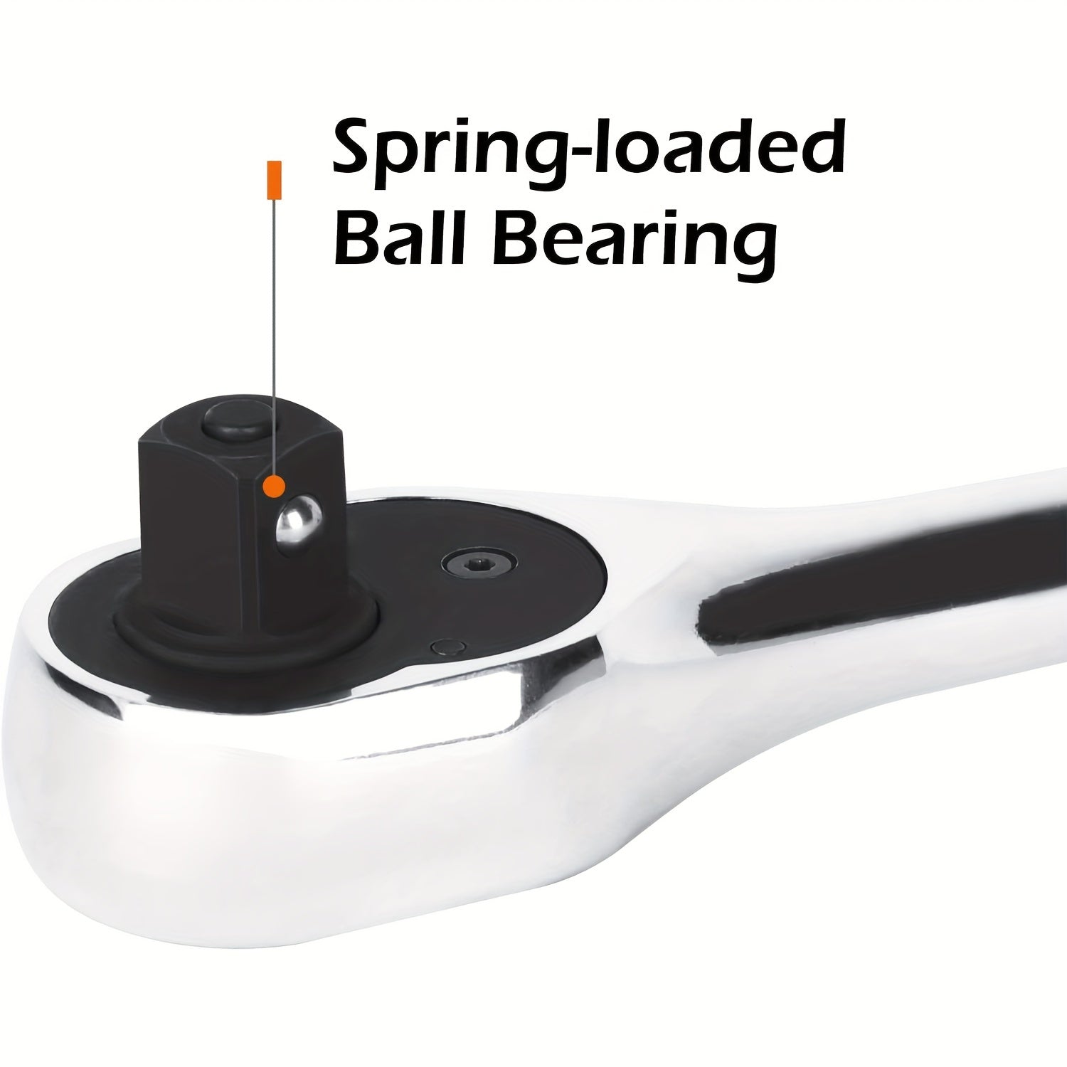 Juego de reparación de trinquete de 3 piezas, reversible, de liberación rápida, llave de vaso de 90 dientes