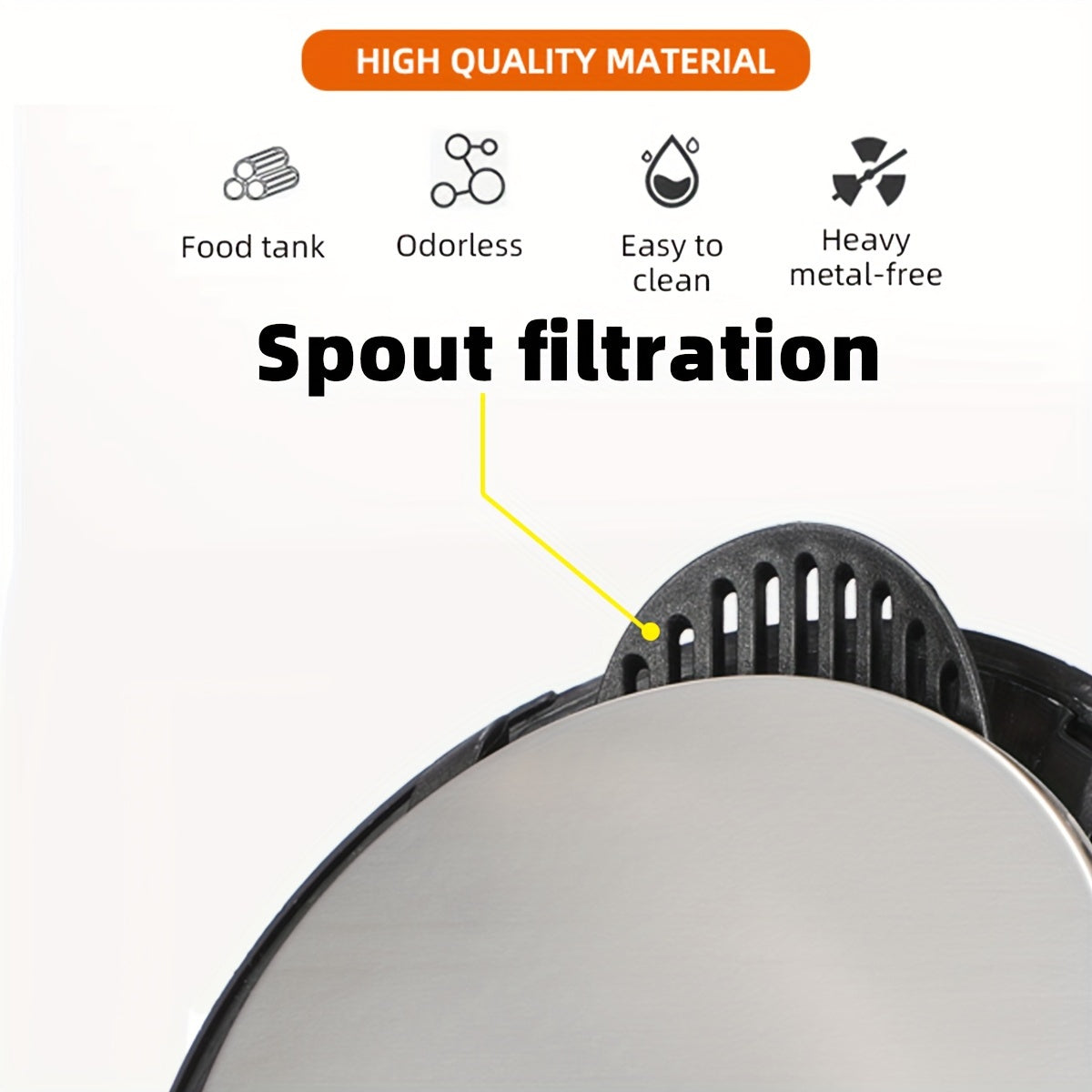 1 dona FLZH Elektron Shisha Choynak, 2.0L, Tez Qaynatish, Moviy Yorug'lik, Noxush Metall Filtri, Keng Ochiq, 220-240V Yevropa Ustuni, Hidi Yo'q, Og'ir Metallsiz, Choy va Issiq Suv Uchun