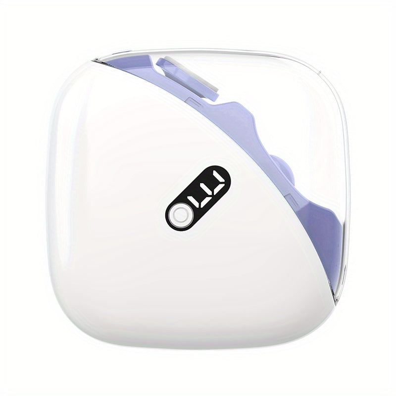 Electric Nail Clipper with 3-Speed Adjustable LED Light for Manicures and Nail Care in Travel and Home