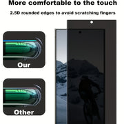 Tempered Glass Screen Protector for Samsung S21 S22 S23 S24 S25 Fingerprint Unlock Scratch-Resistant Easy Install