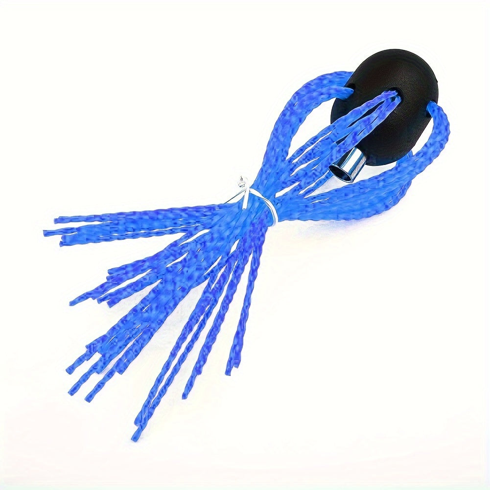 Nylon Chimney Brush with Chrome-Plated Clip Connector for Firewood Stoves and Pellet Cleaning