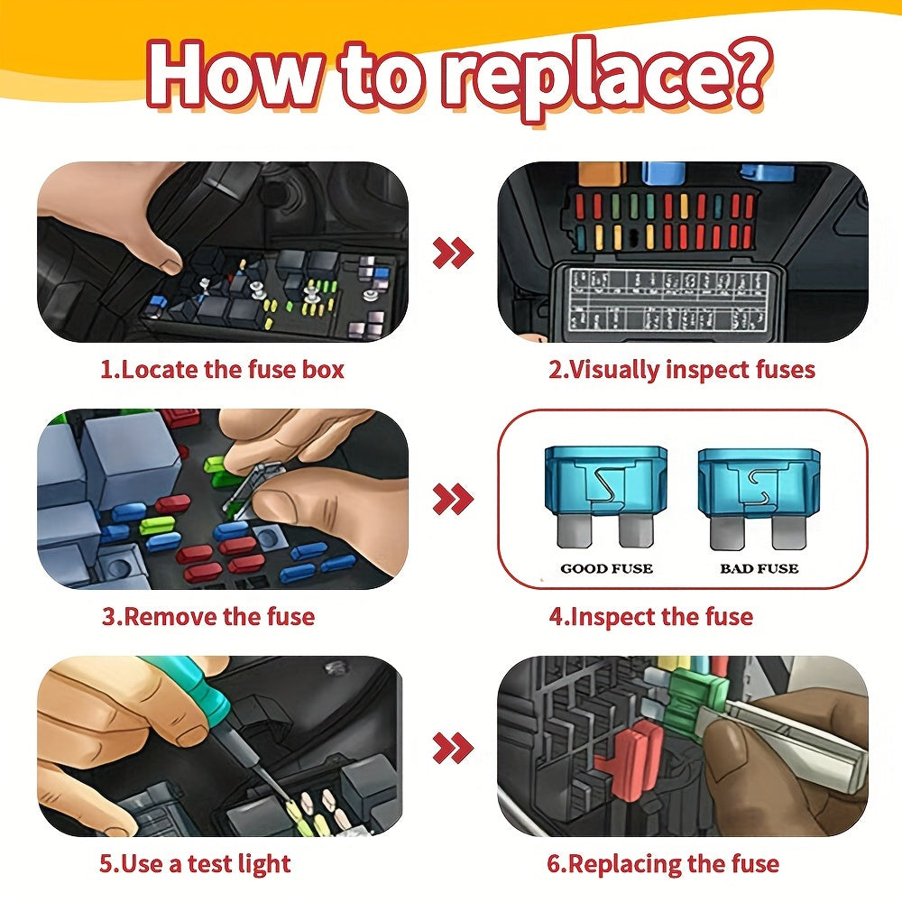 Avtomobil xavfsizlik simi to'plami, alyuminiy qotishma pichoq simlar, 2A-40A, saqlash qutisi