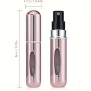 Unisex Refillable Perfume Bottle 5ml Metal Case Multiple Colors Fine Spray