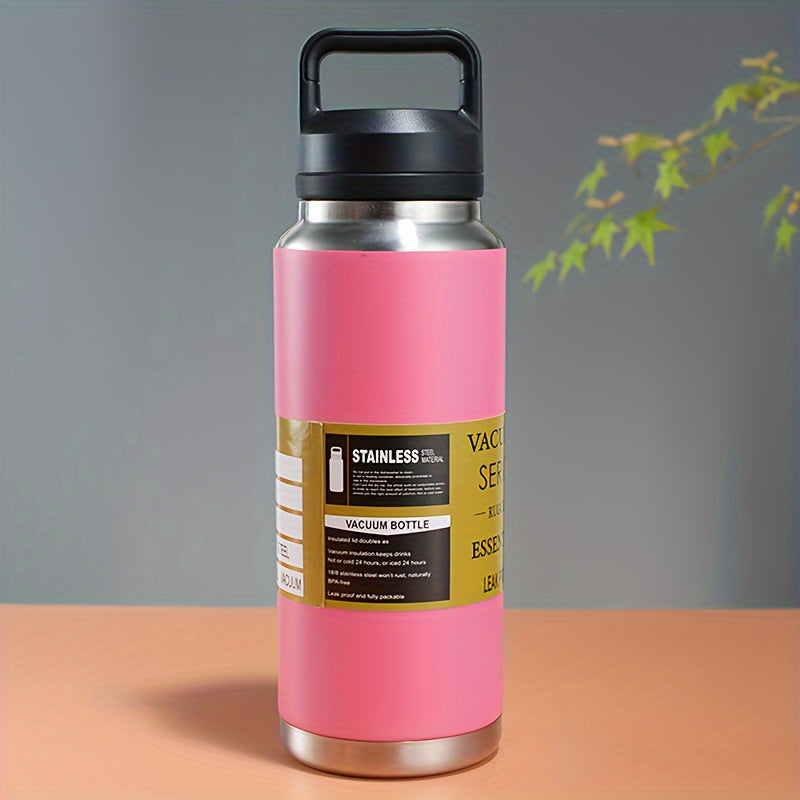 1100ml Insulated Metal Water Bottle with Handle Leak-Proof BPA Free