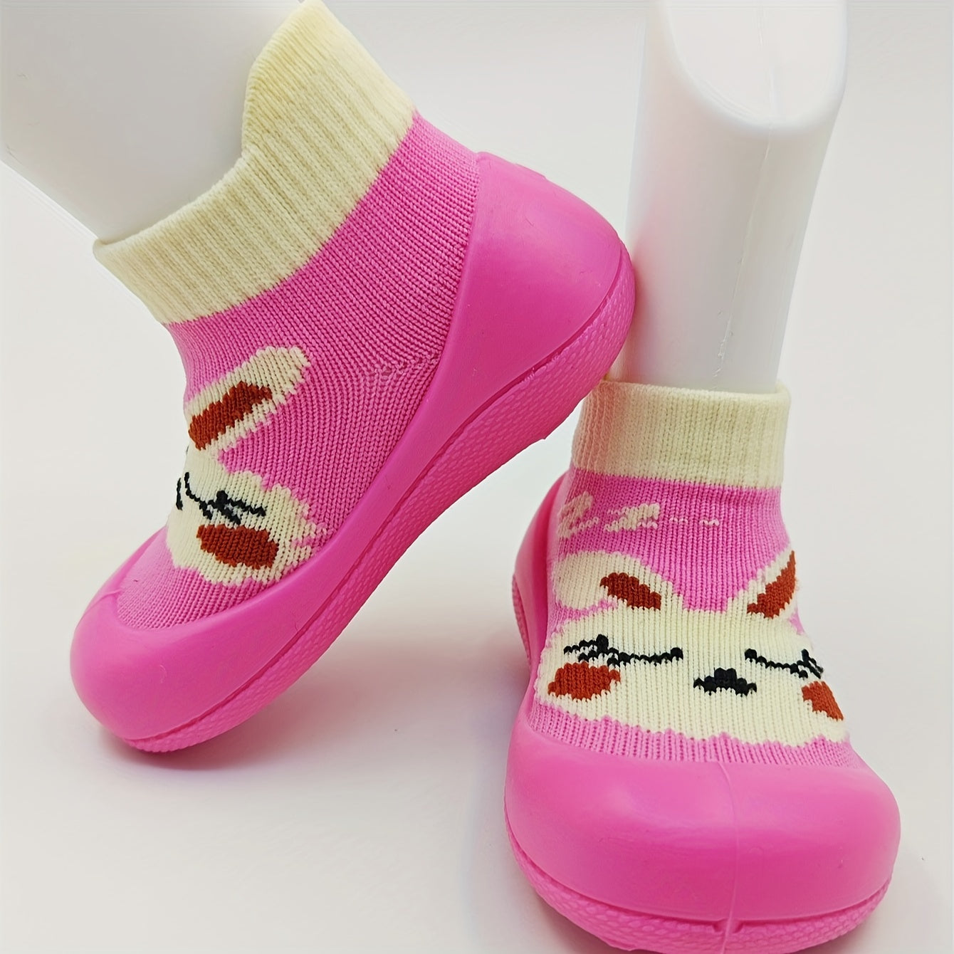 Toddler Slip-On Shoes for Boys and Girls Cartoon Pattern All-Season Fabric Sole