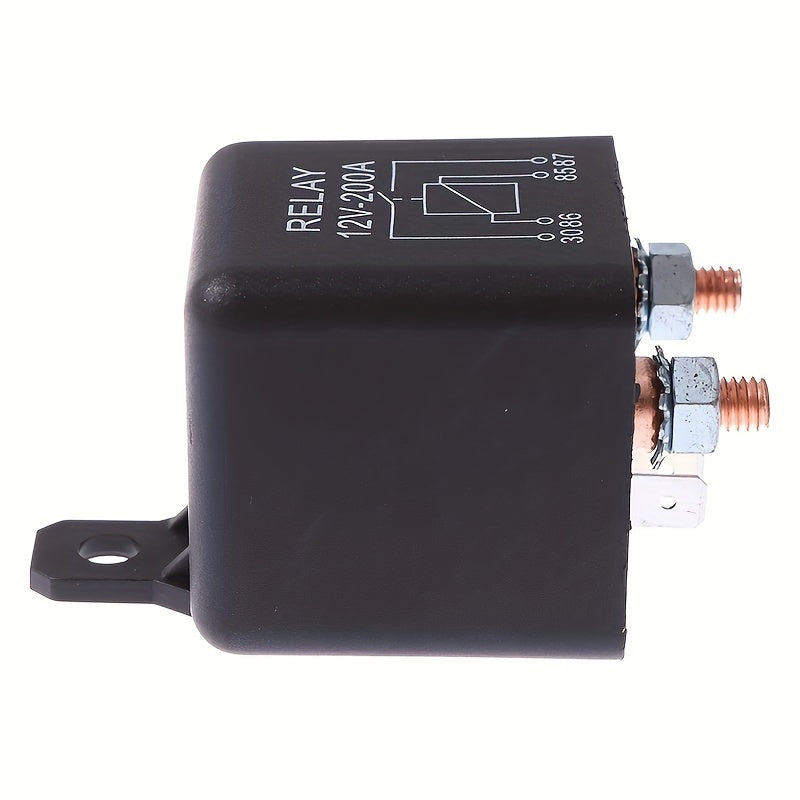 12V 200A Automotive Relay High Current 4 Pin Starter for Cars Trucks