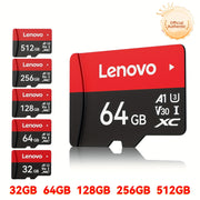 High-Speed SD Card 32GB 64GB 128GB 256GB UHS Class 10 V30 A1 Micro SD Adapter