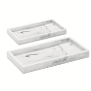 Набор из 2 ударопрочных силиконовых подносов для кухни и ванной