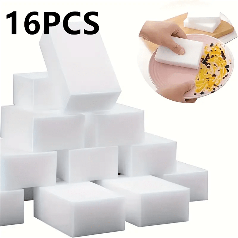 Multifunctional Foam Cleaning Sponge Set for Kitchen Bathroom Floors