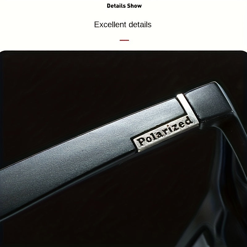 Trendy kvadrat polarizatsiyalangan moda ko‘zoynaklar erkaklar va ayollar uchun ochiq havoda sportlar va sayohatlar