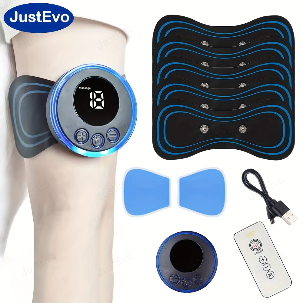 JustEvo portativ mini massaj yamoqi, to'liq tanali massaj yamoqi va cho'ntak massaj yamoqi uyda, sayohatda yoki ofisda fitnes massaji uchun mukammaldir. Sizning fitnes sayohatingiz uchun ideal.