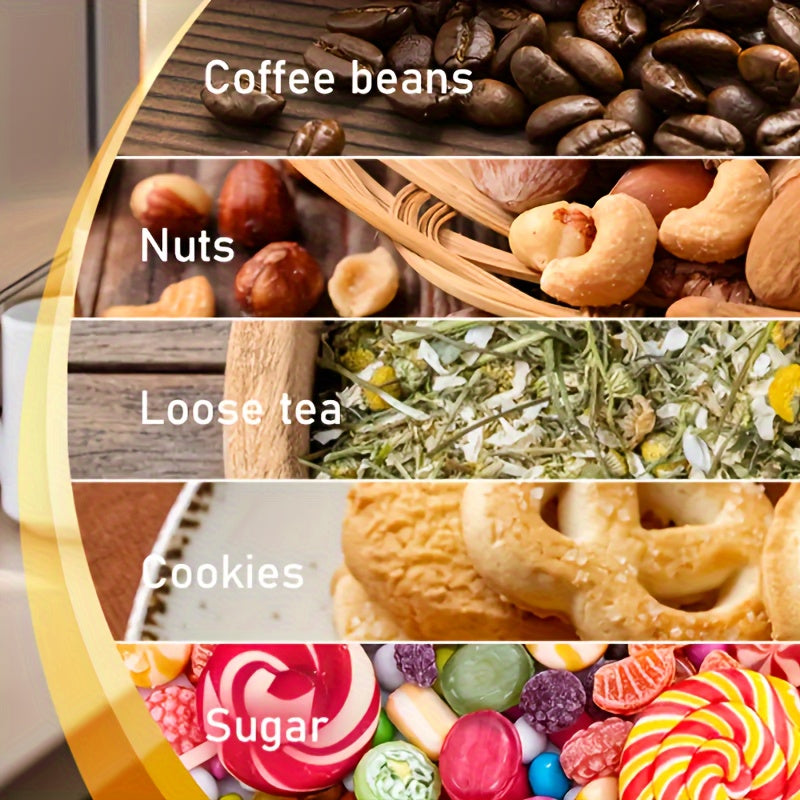 Glass Storage Jar With Pressure Pump For Coffee Beans Tea Nuts Grains