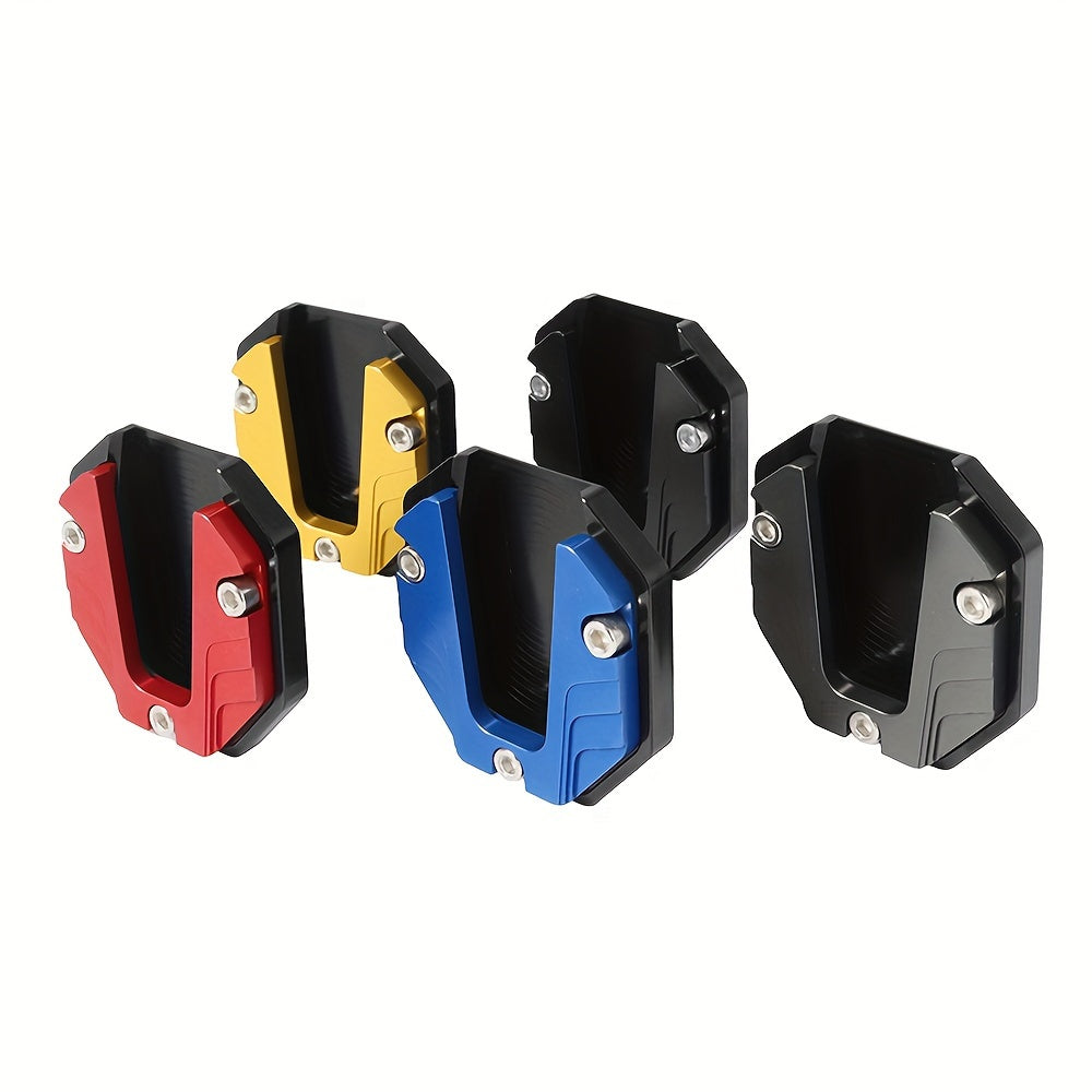 Motorcycle Kickstand Extension Plate Aluminum Side Stand Support for Scooters