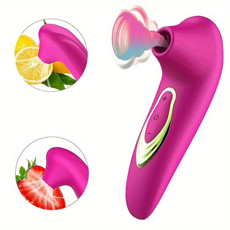 Female Rechargeable Clitoral Sucking Vibrator with Suction Stimulator