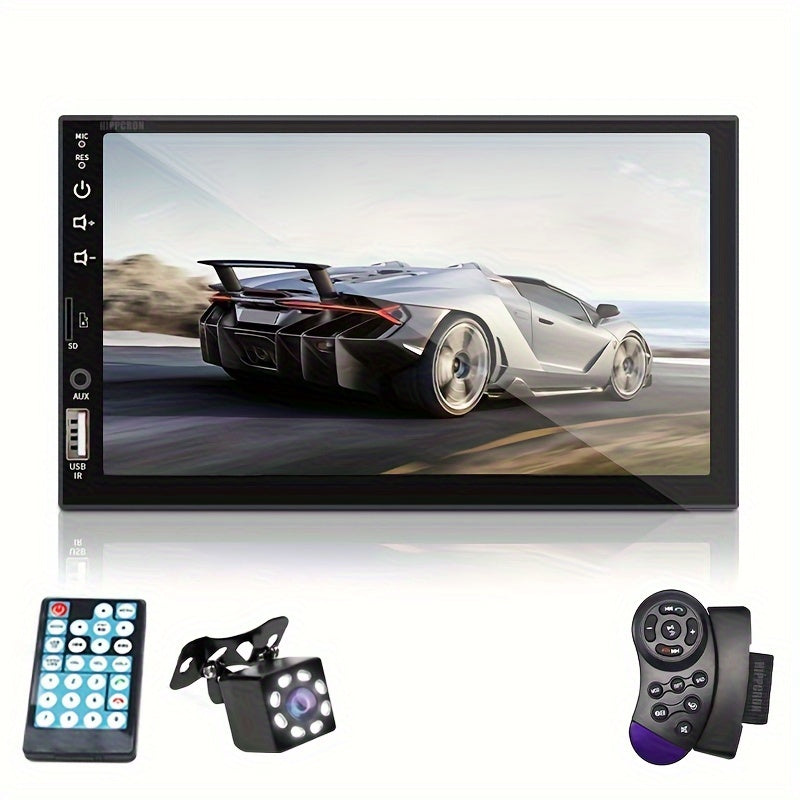 Car Stereo System with GPS Touch Screen 7 Inch USB SD Reversing Camera Steering Wheel Control