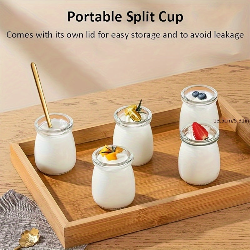 Автоматический йогуртница с пробиотическим йогуртом 1,2 л с таймером, контролем температуры, 5 стеклянных банок