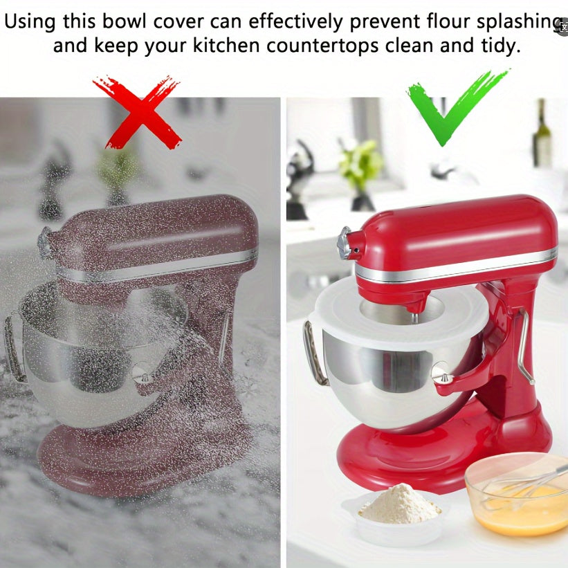 1 та бўлак учун шаффоф қопқоқ, 5.5-6 кварт аралаш қўлламалари бўлган ошхона миксерларига мос келади. Бу вертикал аралаш қўлламаси қопқоқи ингридиентларнинг чиқиб кетишини олдини олади ва машинада ювиш учун хавфсиз.