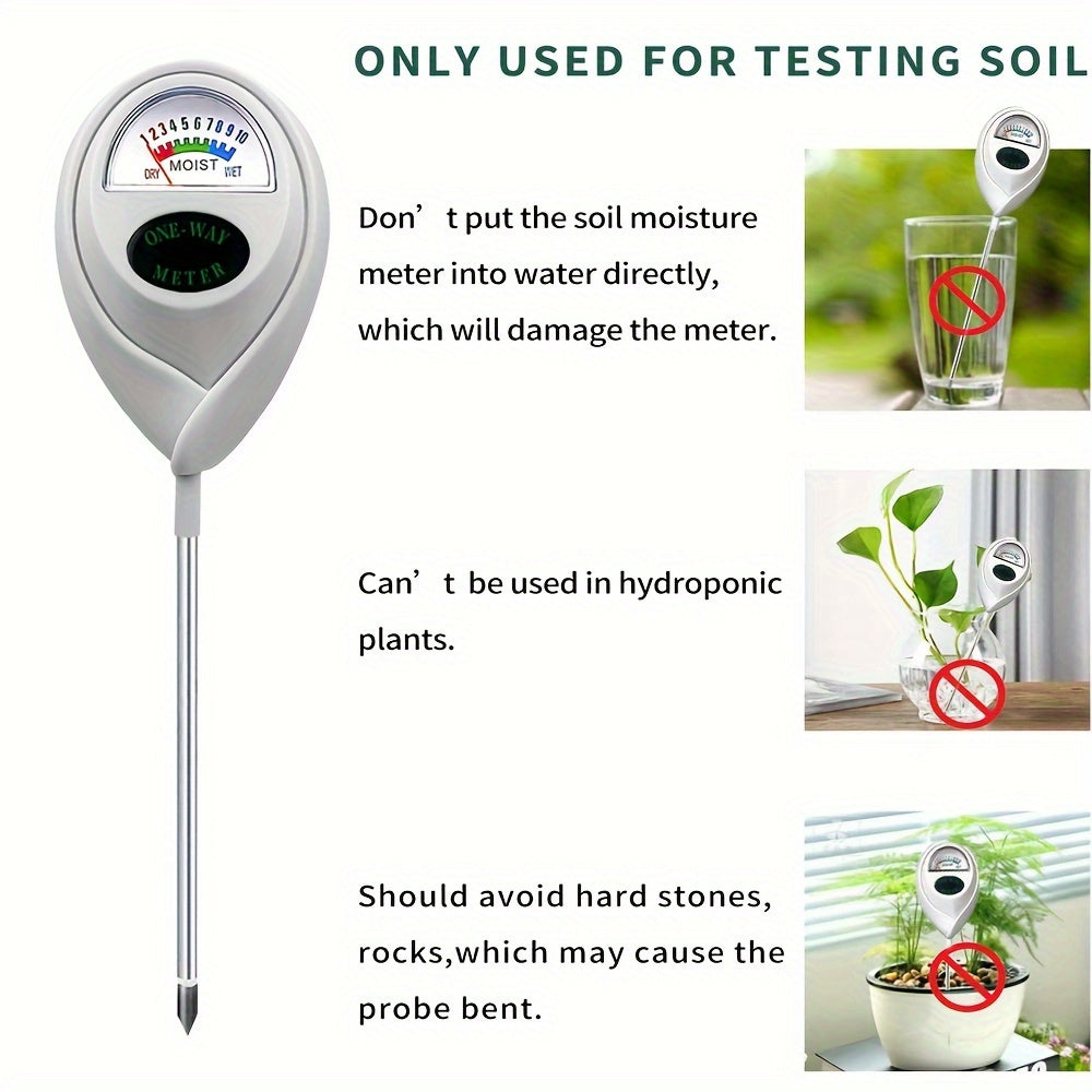 Indoor Plant Soil Test Kit with Humidity Meter and Water Meter
