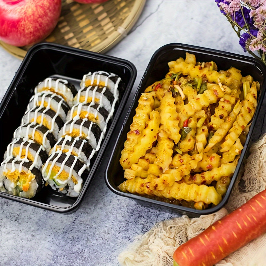 Set of 10/30 Microwave-Safe Leak-Resistant Meal Prep Containers with Stackable Design