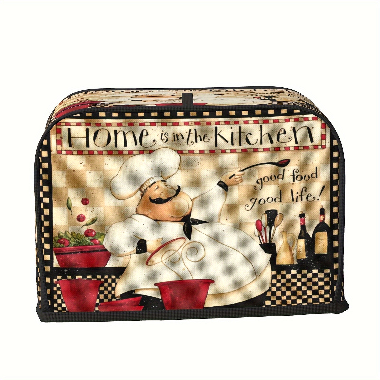 2-Slice Toaster Cover Dustproof Grease Resistant Machine Washable Appliance Protector