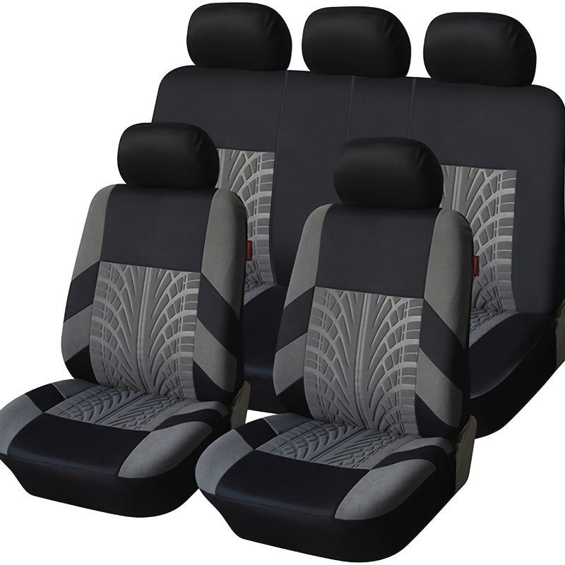 5 Seats Car Seat Covers Breathable Polyester Universal Fit for Cars Trucks SUVs