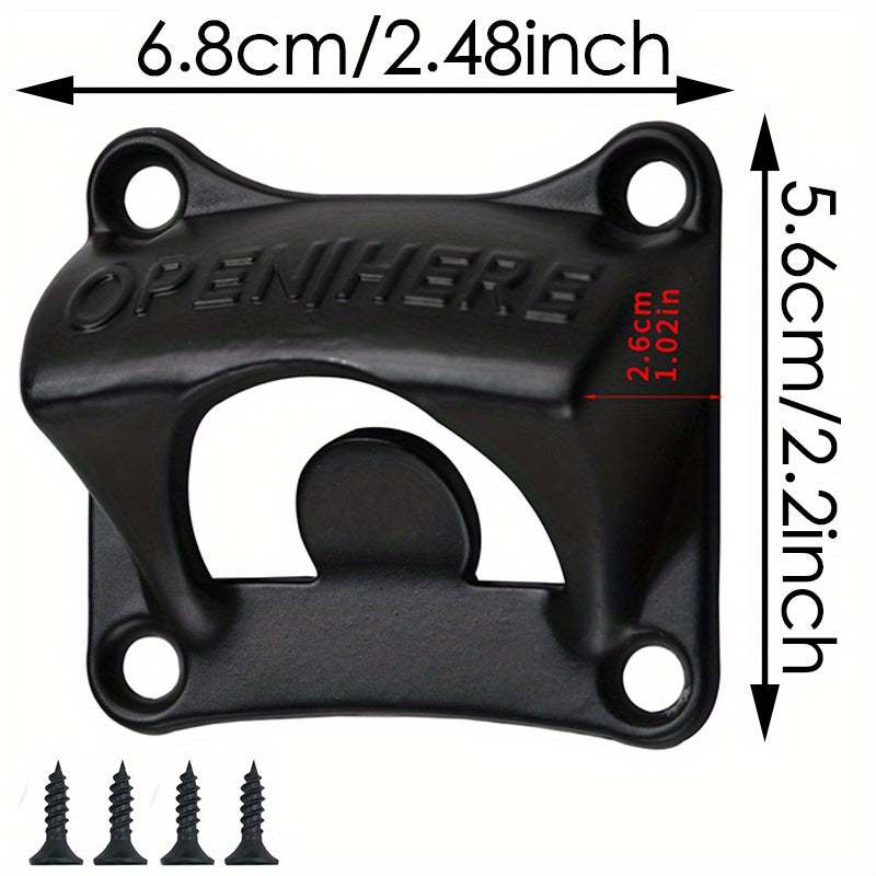 Винтажный настенный открыватель для бутылок пива и вина для кафе, баров и кухонь.