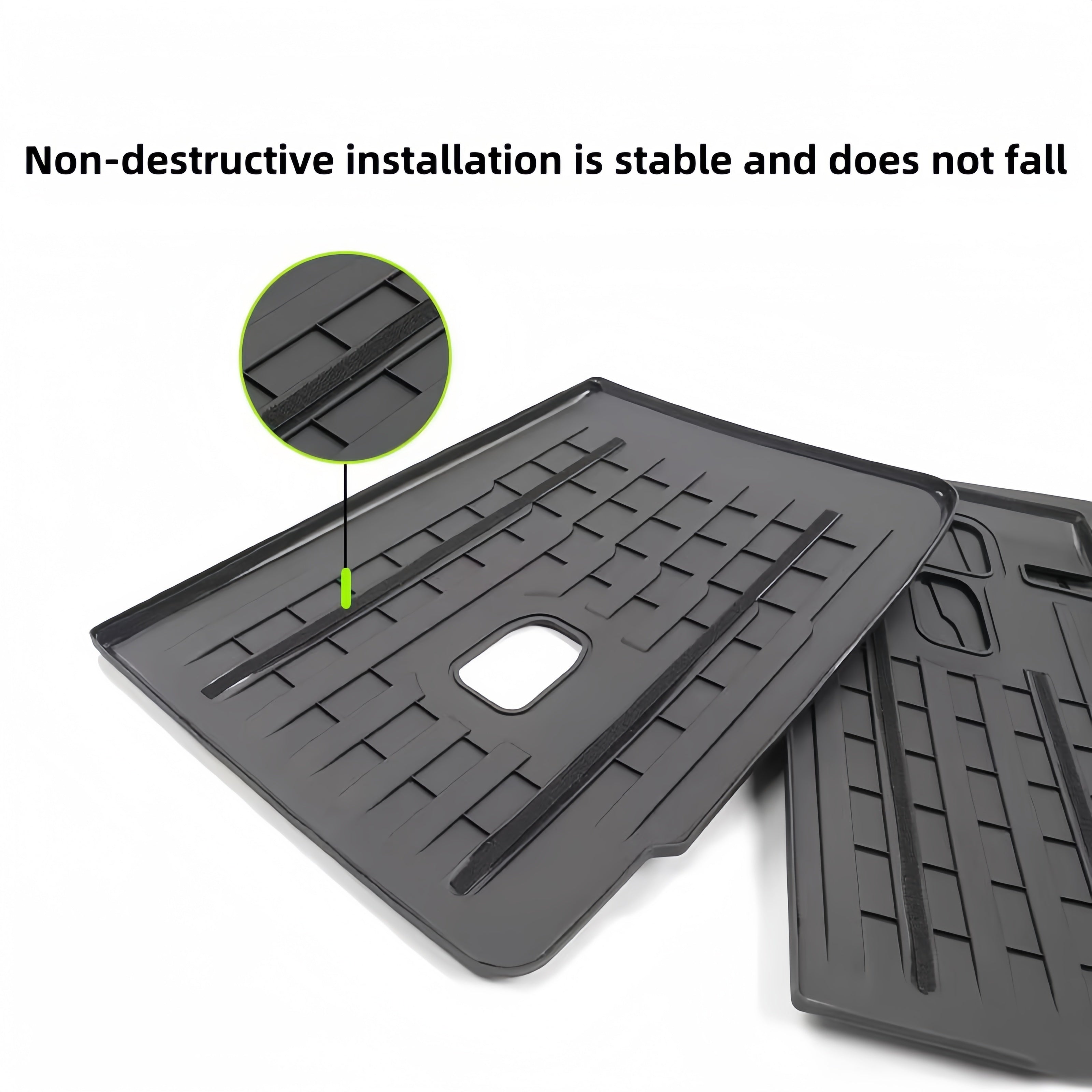 Rear Seat Back Protector Mat TPE for Vehicle Cushion Cover Scratch-Resistant