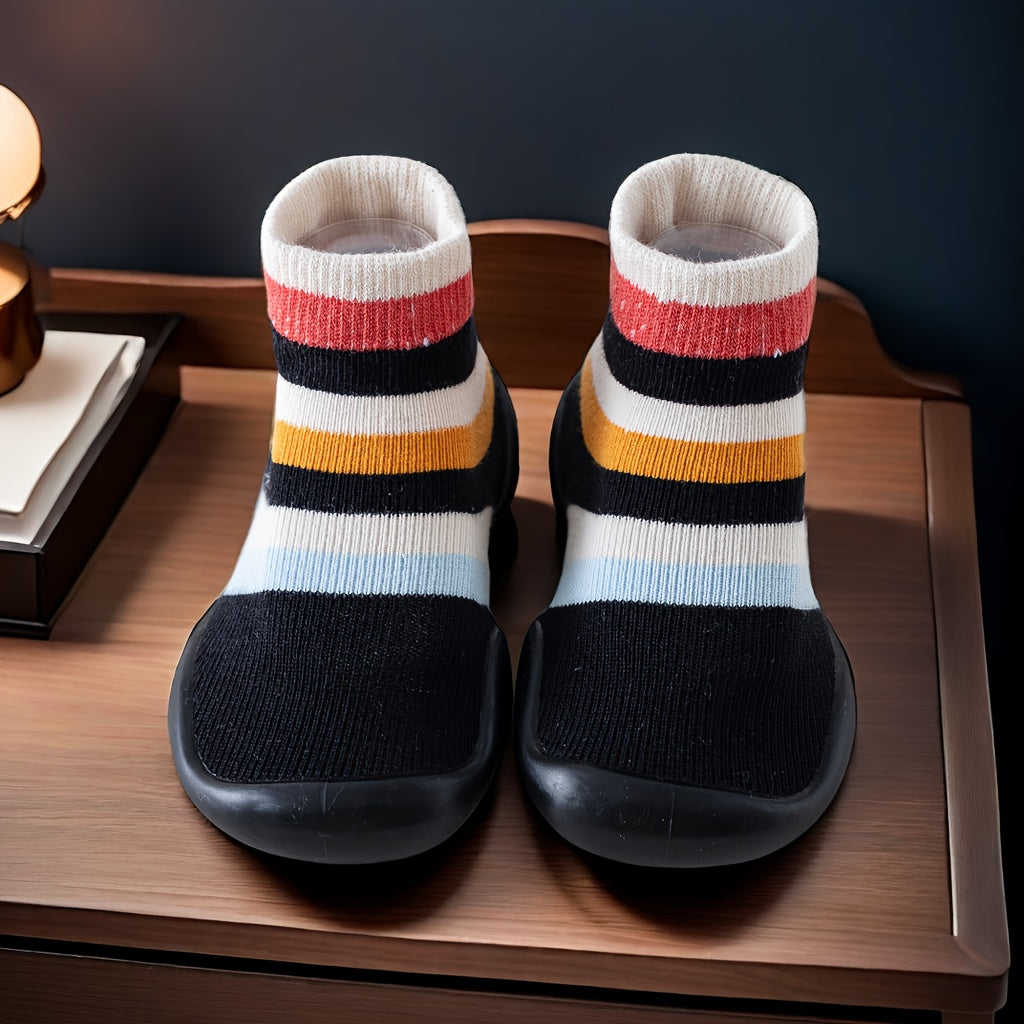 Zapatos transpirables antideslizantes para caminar con cara de animal de dibujos animados para niña y niño pequeño