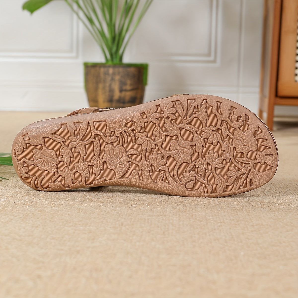 Women's Bohemian Open-Toe Rhinestone Sandals Lightweight Comfortable Durable