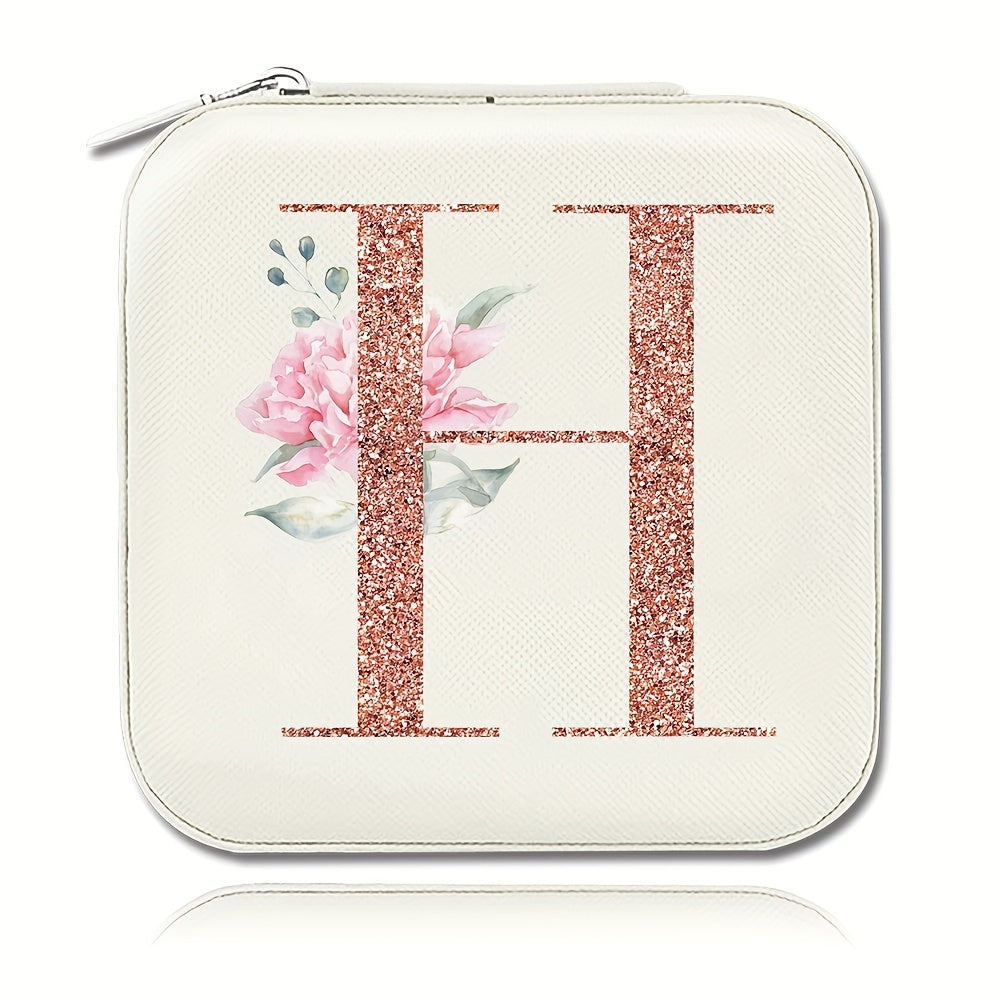 Шкатулка для хранения украшений для колец, ожерелий и гвоздиков, компактный дорожный органайзер