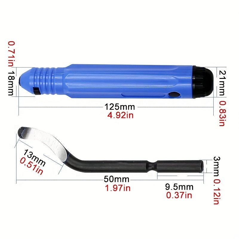 Qo‘l bilan ishlash uchun burish va qirqish uchun qirrani silliqlash va qirqish pichog‘i to‘plami