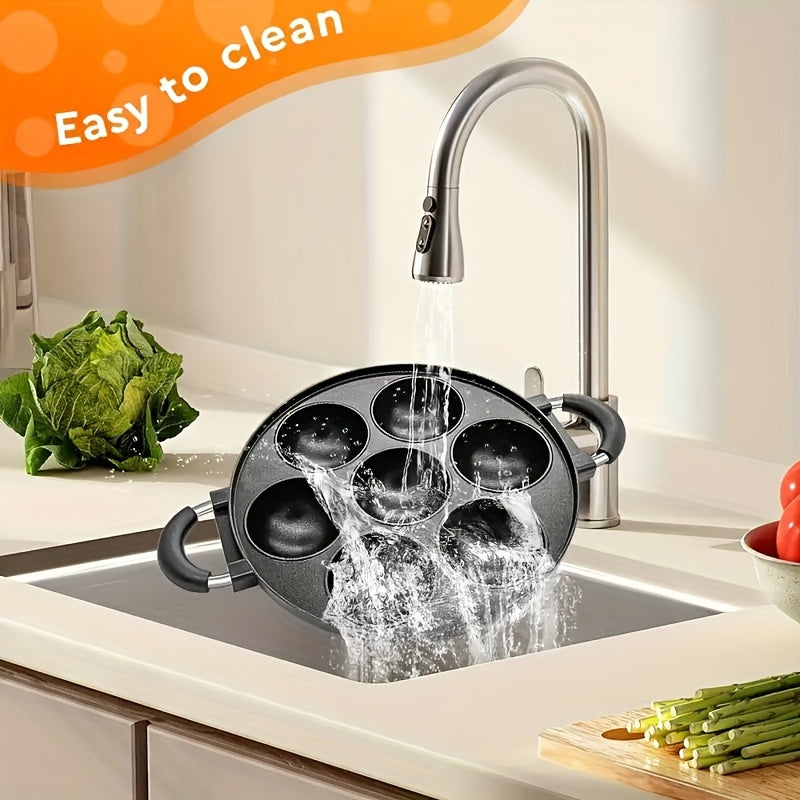 7 teshikli ko‘p funksiyali Octopus Ball Machine, tuxum uchun tort qolibi, ko‘p qirrali oshxona uchun yopishmaydigan qozon. Oson tozalanadi, joyni tejovchi dizayn. Uyda pishirish va ochiq havoda foydalanish uchun ideal.