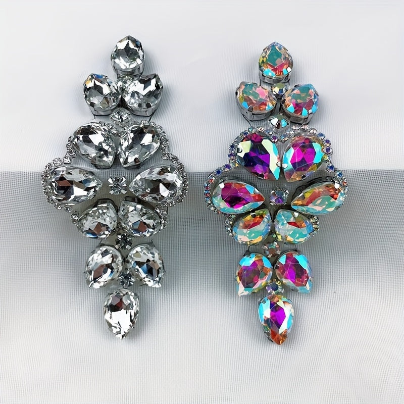 DIY Rhinestone Applique for Shoes and Wedding Gowns with Adhesive Backing