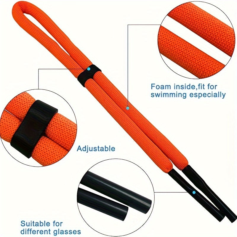 Paquete de 8 correas flotantes para gafas de sol para deportes acuáticos y actividades al aire libre