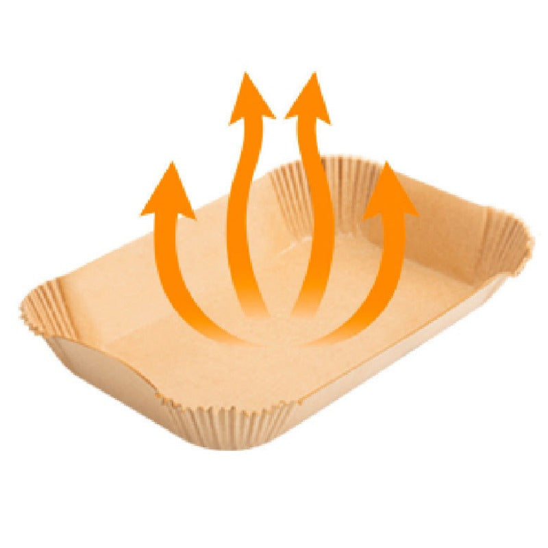 50/100 Pack Air Fryer Parchment Paper Liners Water and Oil Resistant for Baking