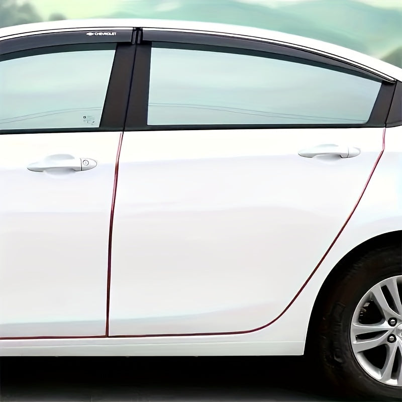 5m Car Door Chrome Decoration Strip with Rolled Design Scratch Protection Rear Bumper Guard