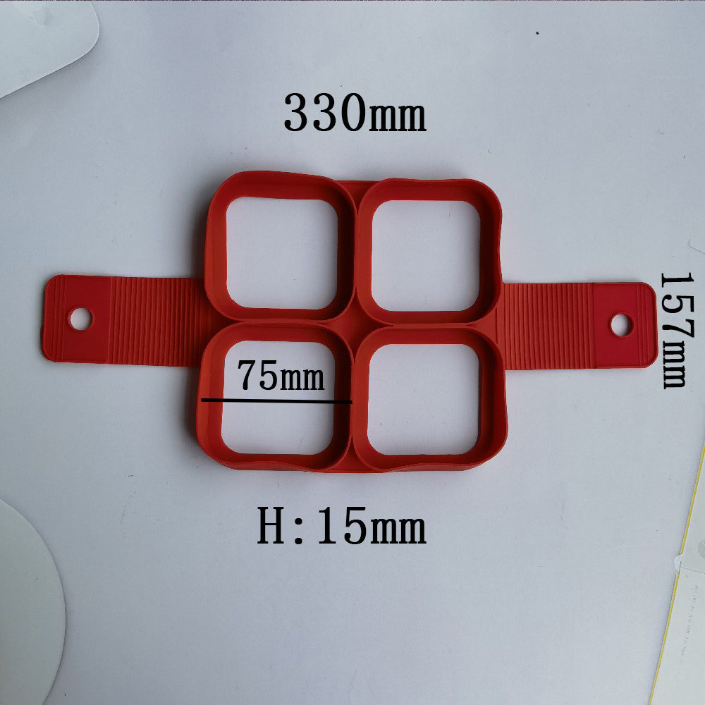 Silicone Egg Cooker Nonstick Pancake Mold Egg Ring for Omelets and Fried Eggs