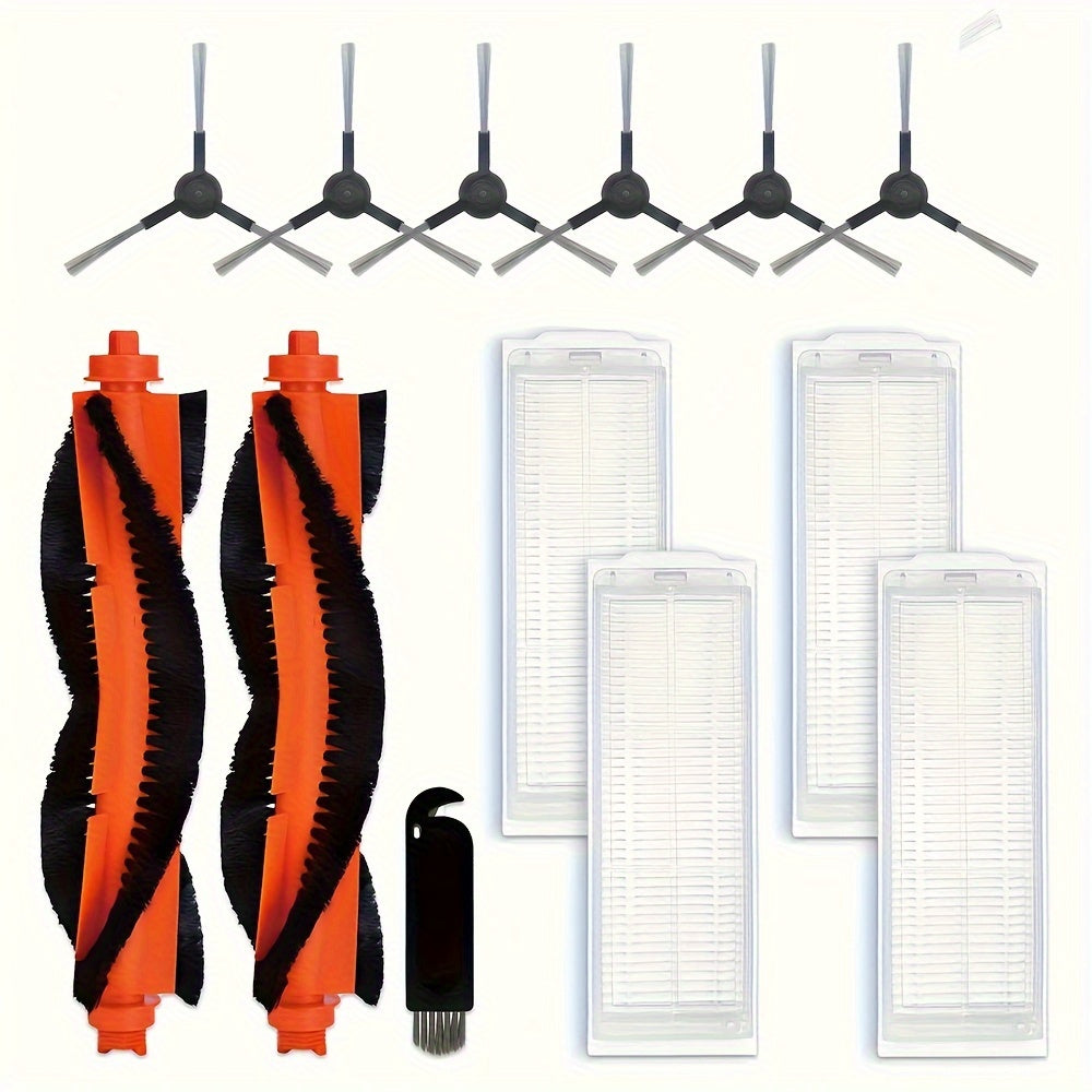 Xiaomi Mijia Mi Robot Vacuum-Mop Pro STYTJ02YM, 2S, 3C, Viomi V2 PRO, V3 va SE tozalagichi bilan mos keladigan yon cho'tka, HEPA filtri va mopa to'plami.