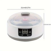 Автоматический йогуртница с пробиотическим йогуртом 1,2 л с таймером, контролем температуры, 5 стеклянных банок