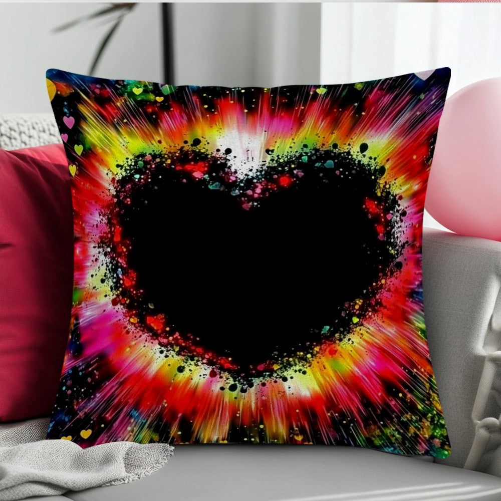 Valentine's Day Heart Square Cushion Cover 45.72cm Home Decor Living Room Bedroom