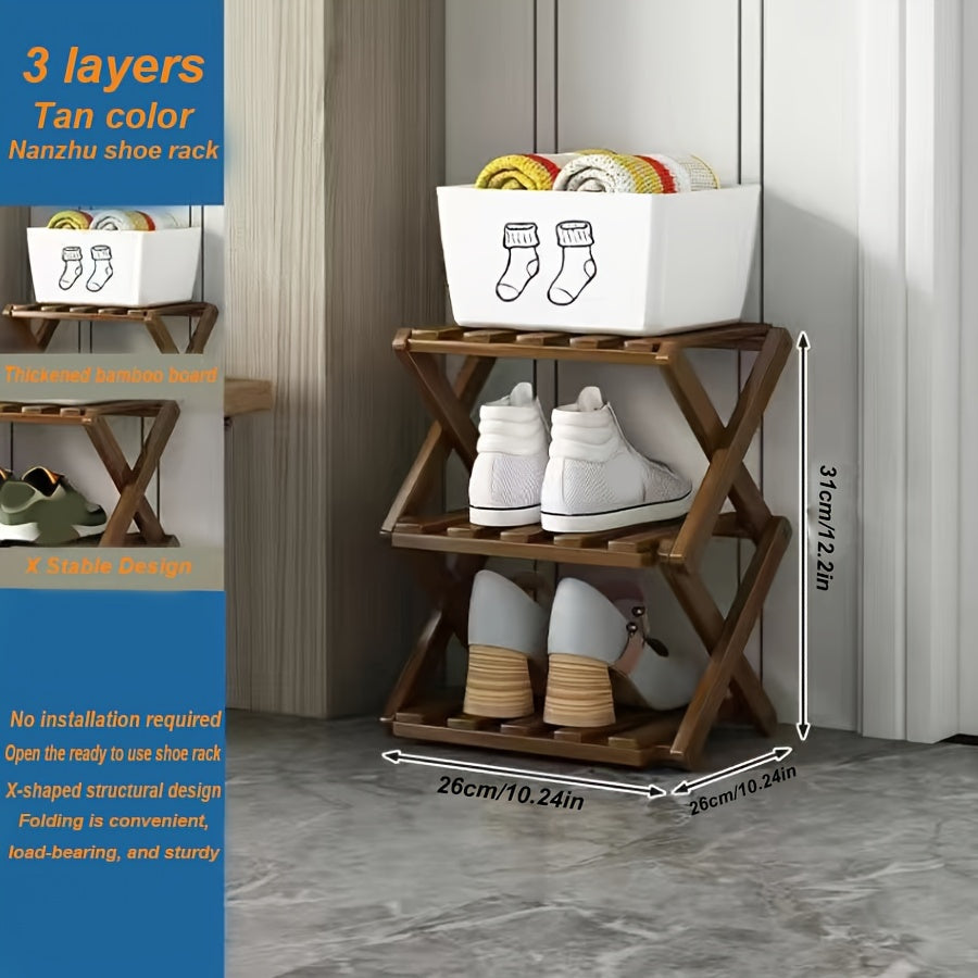 Estantería para zapatos retráctil de instalación gratuita, de 3 a 9 niveles, ahorrador de espacio para puertas estrechas