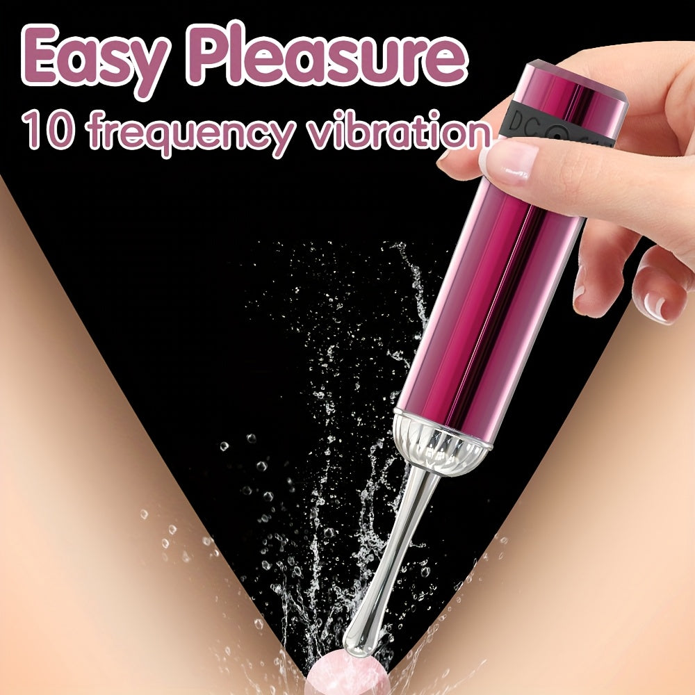 Vibrador de clítoris recargable para mujer con 10 modos de vibración