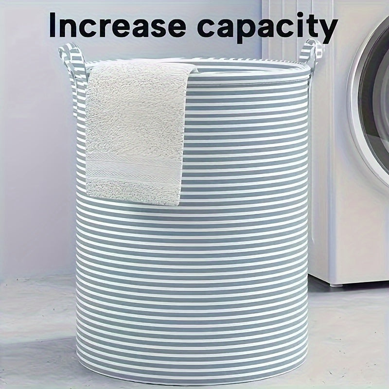 Тканевая корзина для белья с ручками, складной контейнер для хранения одежды, игрушек, ванной, прямоугольный органайзер